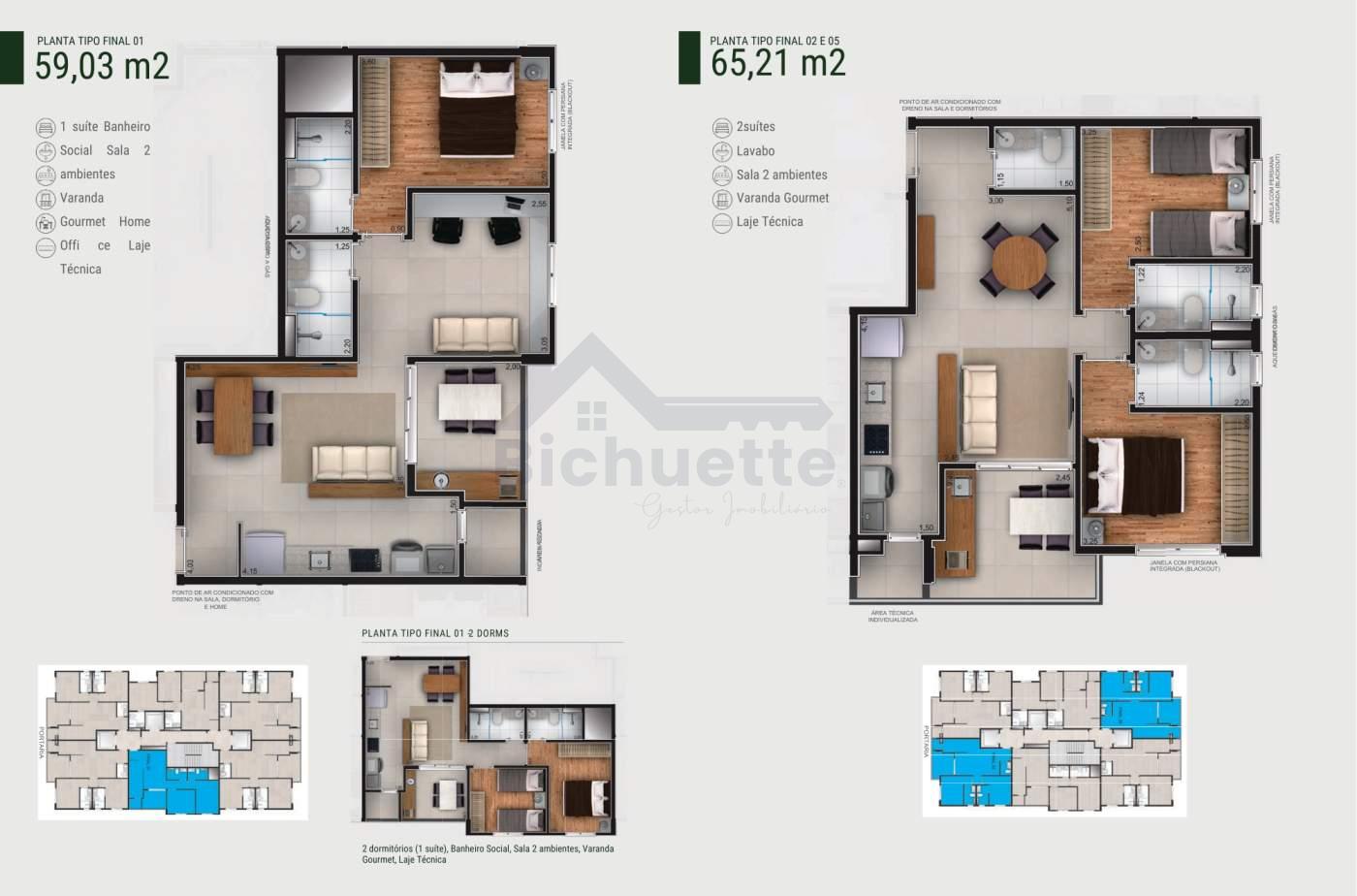 Apartamento, 2 quartos, 65 m² - Foto 21