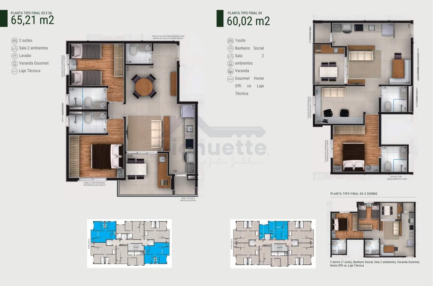 Apartamento, 2 quartos, 65 m² - Foto 22